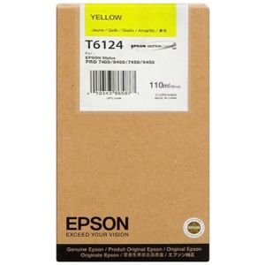 Cartridge Epson T6114, žlutá (yellow), originál