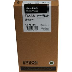 Cartridge Epson T6538, matná černá (matte black), originál