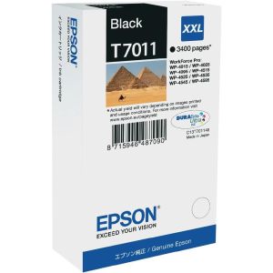 Cartridge Epson T7011, černá (black), originál