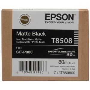 Cartridge Epson T8508, matná černá (matte black), originál