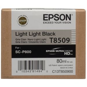 Cartridge Epson T8509, světlá černá (light black), originál