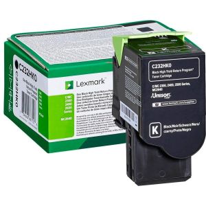 Toner Lexmark C232HK0 (MC2640, C2535, C2425, MC2425, MC2535), černá (black), originál
