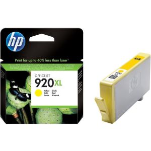 Cartridge HP 920 XL (CD974AE), žlutá (yellow), originál