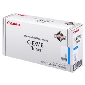 Toner Canon C-EXV8, azurová (cyan), originál