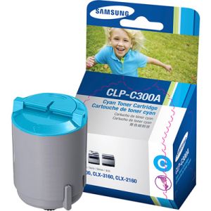 Toner Samsung CLP-C300A, azurová (cyan), originál
