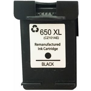 Cartridge HP 650 (CZ101AE), černá (black), alternativní