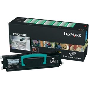 Toner Lexmark E352H11E (E350, E352), černá (black), originál