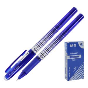 Roller gelový/gumovací M&amp;G iErase II 0,7 mm, modrý