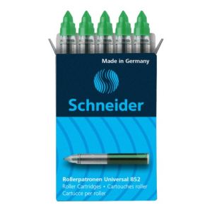 Náplň pro rollery Schneider Cartridge 852 0,6 mm/5 ks - zelená