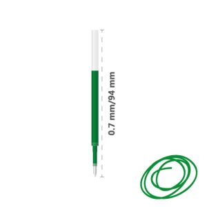 Náplň gelová MILAN Gel Touch 0,7 mm - zelená