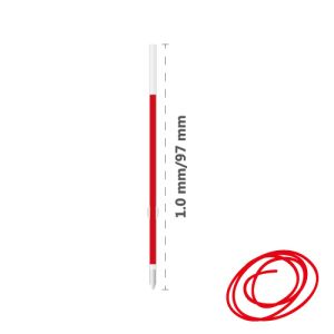 Náplň kuličková MILAN Capsule 1,0 mm - červená