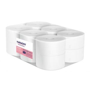 Toaletní papír 2-vrstvý Harmony Premium Mini Jumbo 19 cm, návin 117,5 m (1 ks)