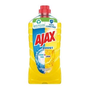 Ajax na podlahy Boost Baking 1l Soda &amp; Lemon (žlutý)