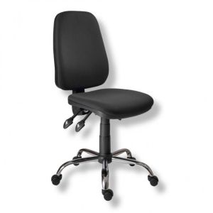 Kancelářská židle 1140 ASYN C chrom/černá D02