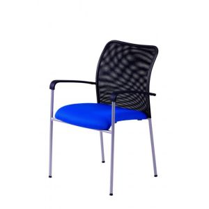 Jednací židle TRITON Net modrá