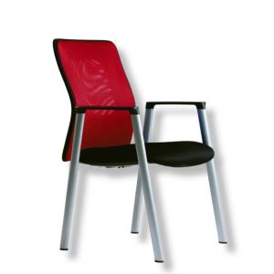 Jednací židle CALYPSO MEETING červená