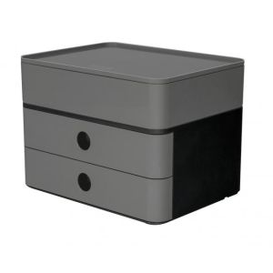 Zásuvkový box ALLISON šedý