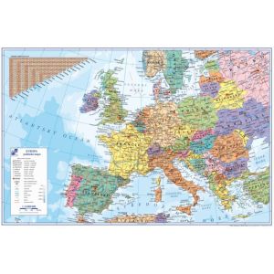 Podložka na stůl KARTON PP s mapou Evropy 40x60cm