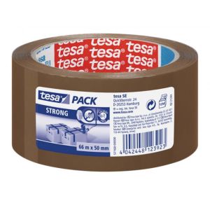 Balící páska TESA strong 50mm x 66m hnědá