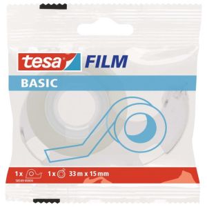 Lepicí páska TESA basic 15 mm x 33 ms odvíječem