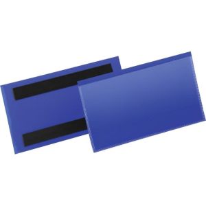 Magnetická kapsa na dokumenty 150x67mm 50ks modrá