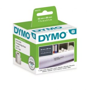 Samolepící etikety Dymo LW 89x36mm adresné velké bílé 260ks
