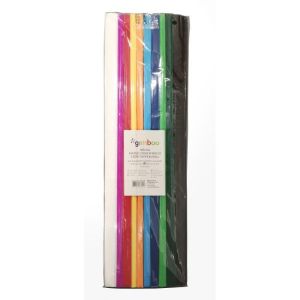 Krepový papír Gimboo 50x200cm mix barev