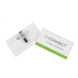 Visačka kolíček+špendlík Q-CONNECT 90x54mm 50ks