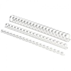 Plastové hřebeny 45 ovál bílé (50)