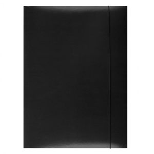 Kartonový obal s gumičkou Office Products černý