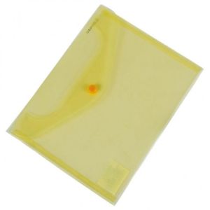 Plastový obal C5 s drukem DONAU žlutý