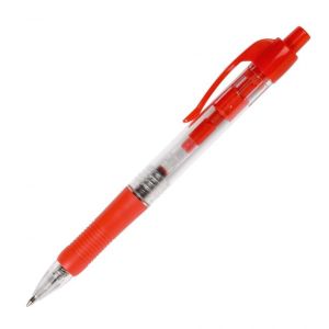 Kuličkové pero Q-CONNECT klikací červené