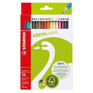 Barvičky STABILO GREENcolors 18ks