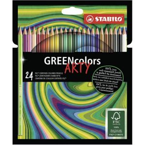 Barvičky STABILO GREENcolors 24ks `ARTY`