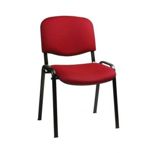 Jednací židle Taurus TN červená D3 - kostra černá