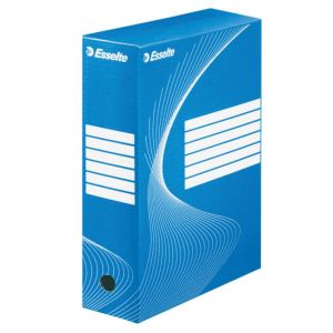 Archivní box Esselte 100mm modrý/bílý