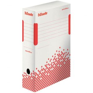 Archivní box Esselte Speedbox 100mm bílý/červený