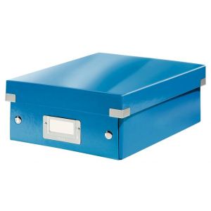 Malá organizační krabice Click &amp; Store modrá