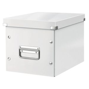 Čtvercová krabice A5 (M) Click &amp; Store perleťova bílá