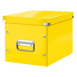 Čtvercová krabice A5 (M) Click &amp; Store žlutá