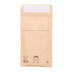Bublinkové obálky recyklované SUMO 13,5x21,5cm hnědé
