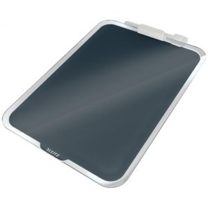 Flipchart stolní skleněný Leitz Cosy sametový šedý