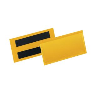 Magnetická kapsa na dokumenty 100x38mm 50ks žlutá