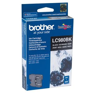 Cartridge Brother LC980BK, černá (black), originál