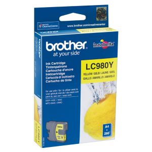 Cartridge Brother LC980Y, žlutá (yellow), originál