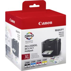 Cartridge Canon PGI-2500 XL, CMYK, čtyřbalení, multipack, originál