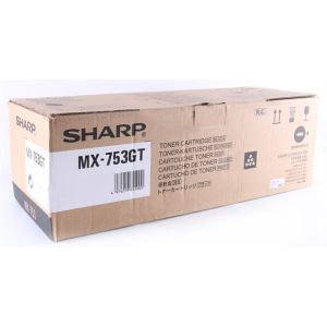 Toner Sharp MX-753GT, černá (black), originál