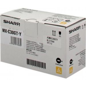 Toner Sharp MX-C30GTY, žlutá (yellow), originál