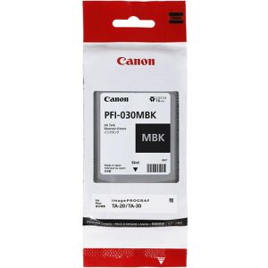Cartridge Canon PFI-030MBK, 3488C001, matná černá (matte black), originál