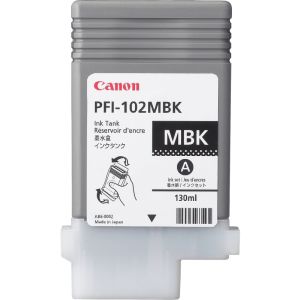 Cartridge Canon PFI-102MBK, matná černá (matte black), originál
